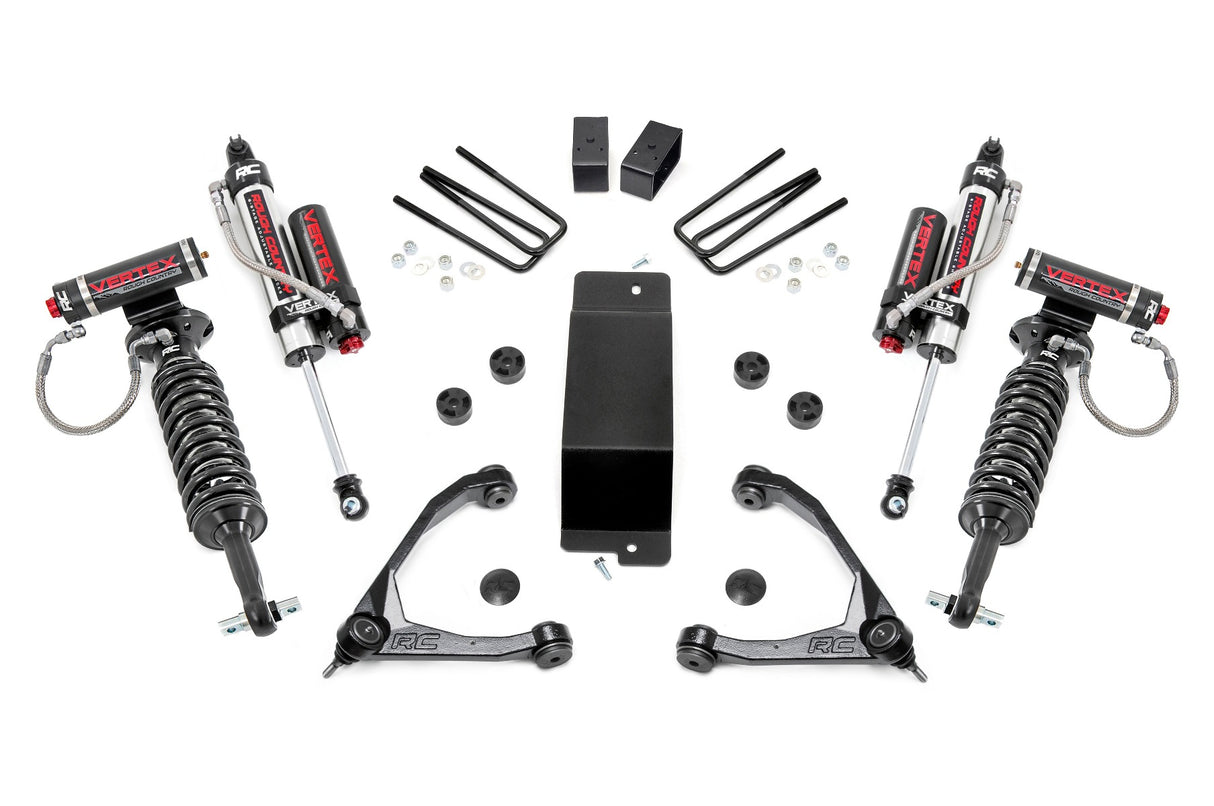 Fits Chevy/GMC 1500 (07-16) 3.5 Inch Lift Kit; Forged UCA; Vertex; 19450