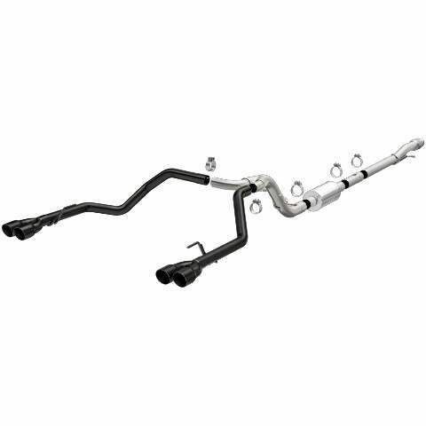 MagnaFlow cat-back exhaust system for 2019-2021 Chevy Silverado 1500 stainless steel black 19478