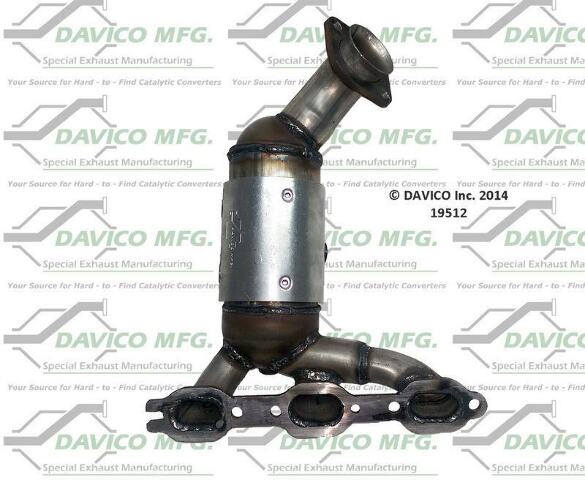 2007-2008 Chrysler Pacifica Catalytic Converter 19512