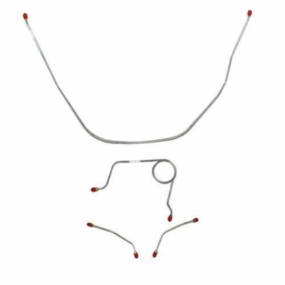 Front Brake Line Kit for 1958 Chevy Bel Air stainless steel