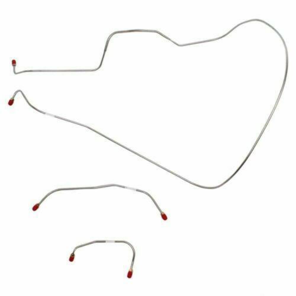 Front Brake Line Kit for 1961-1962 Ford Galaxie stainless steel