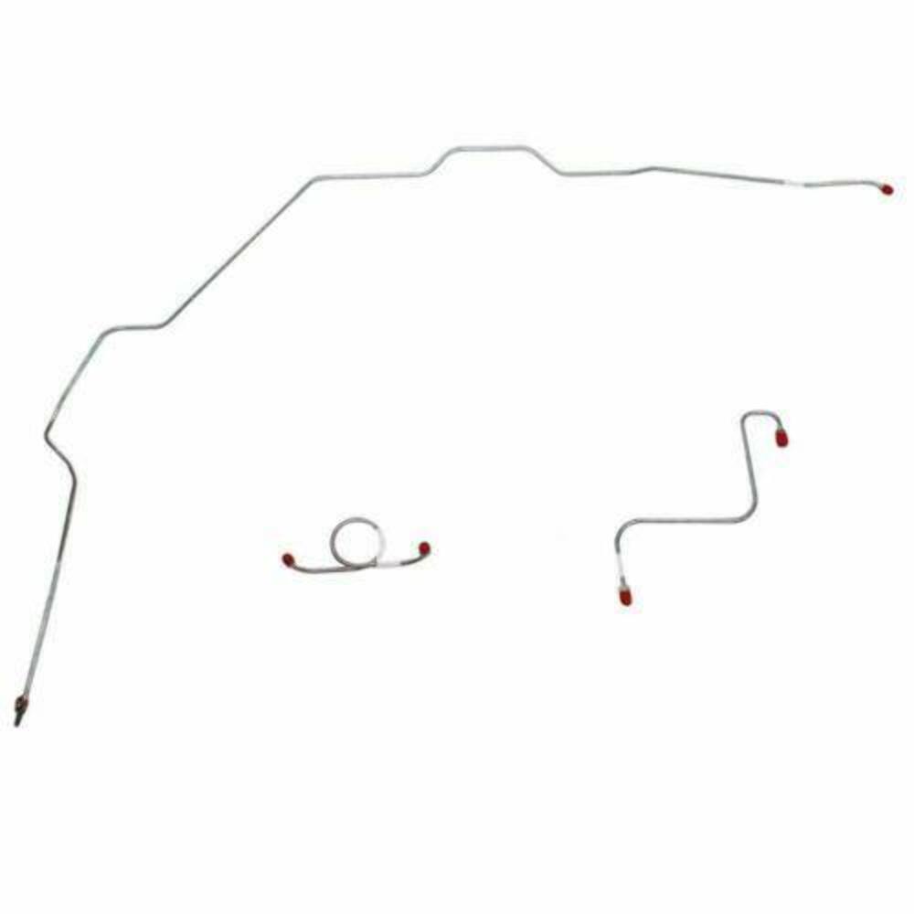 Front Brake Line Kit for 1963-1965 Ford Fairlane drum brakes stainless steel