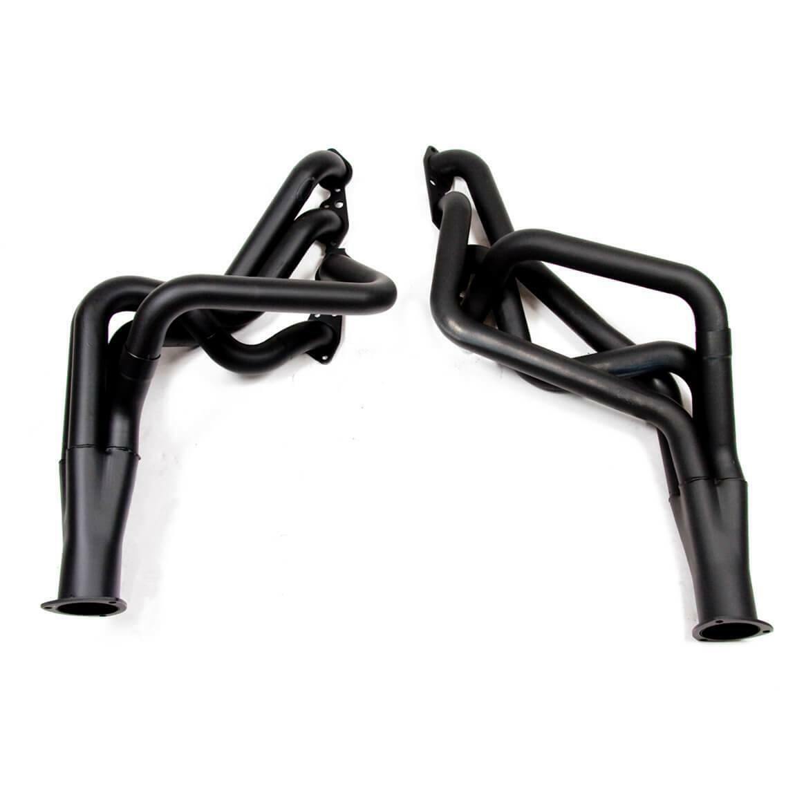 Hooker 1966-1967 Chevrolet Chevelle Long Tube Headers Super Competition 2220HKR for 1966-1967 Chevy Chevelle black ceramic coated long tube