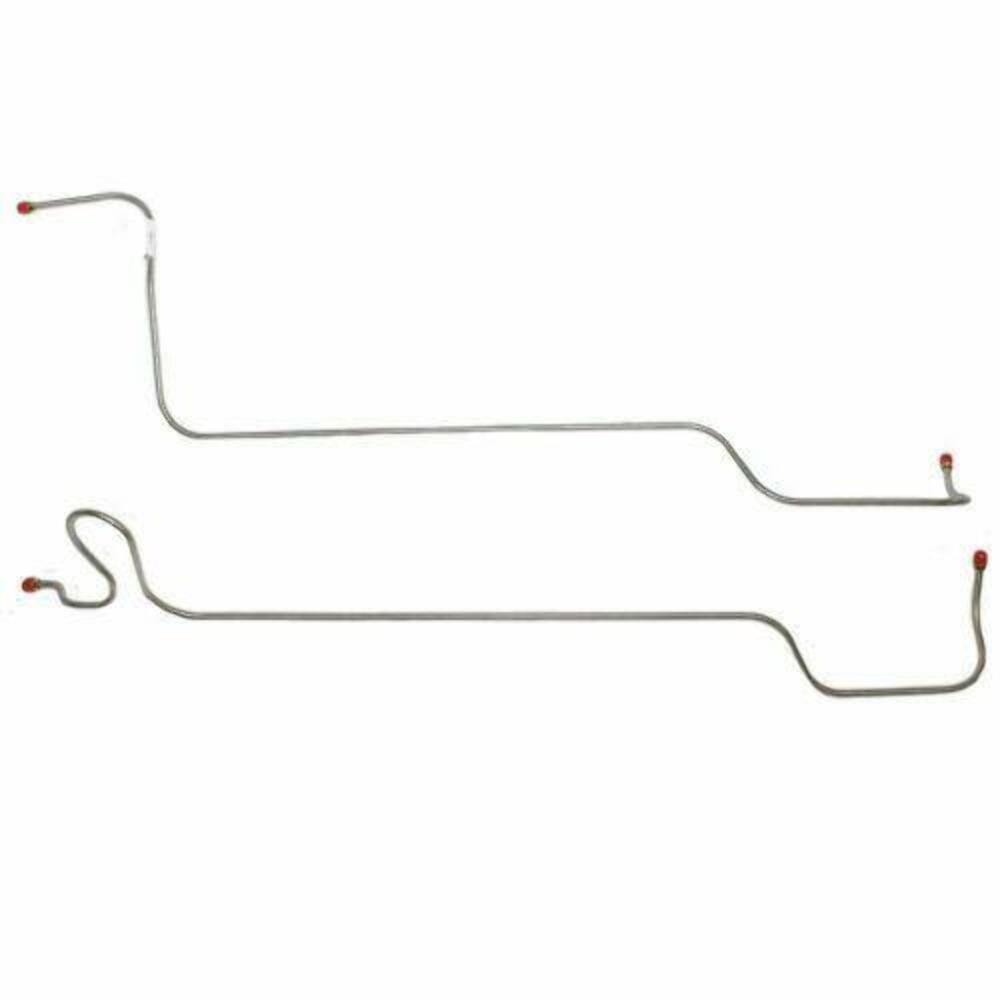 Transmission Cooler Lines for 1966-1967 Chevy Chevy II Transmission Cooler w/o Spacer at Radiator stainless steel