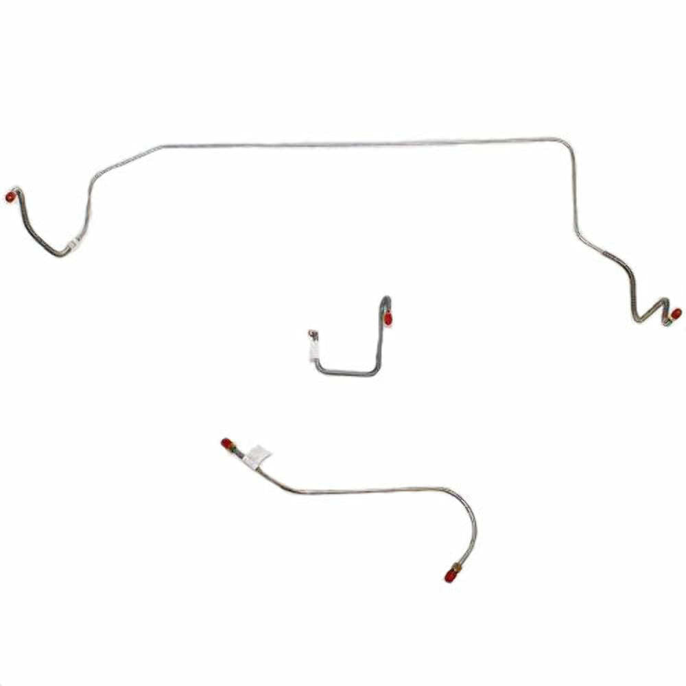 t 1966 Dodge Coronet Front Brake Line Kit Power Brakes Stainless - RKT6604SS Fine Lines