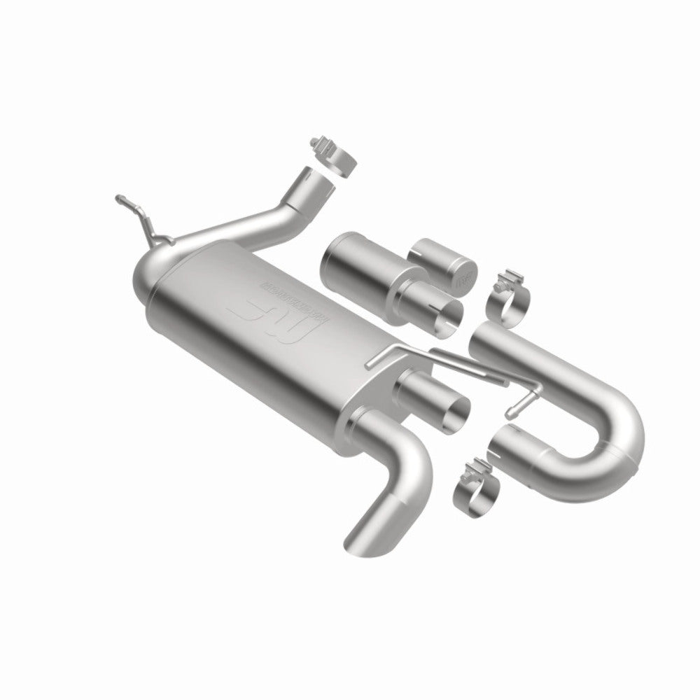 Fits 2007-2011 Jeep Wrangler Overland Series Axle-Back Performance Exhaust 19649
