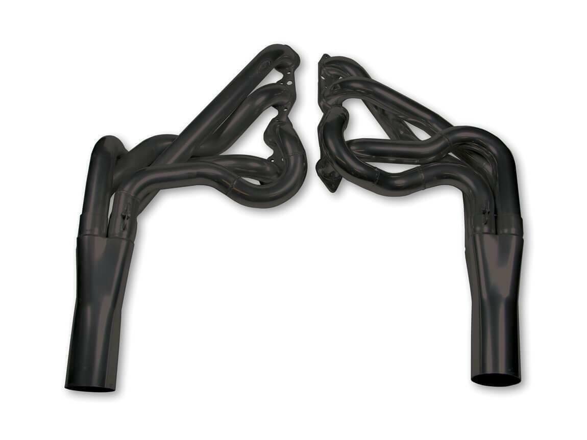 Hooker 1967-1969 Chevrolet Camaro Long Tube Headers Super Competition 2401HKR for 1967-1969 Chevy Camaro black ceramic coated long tube