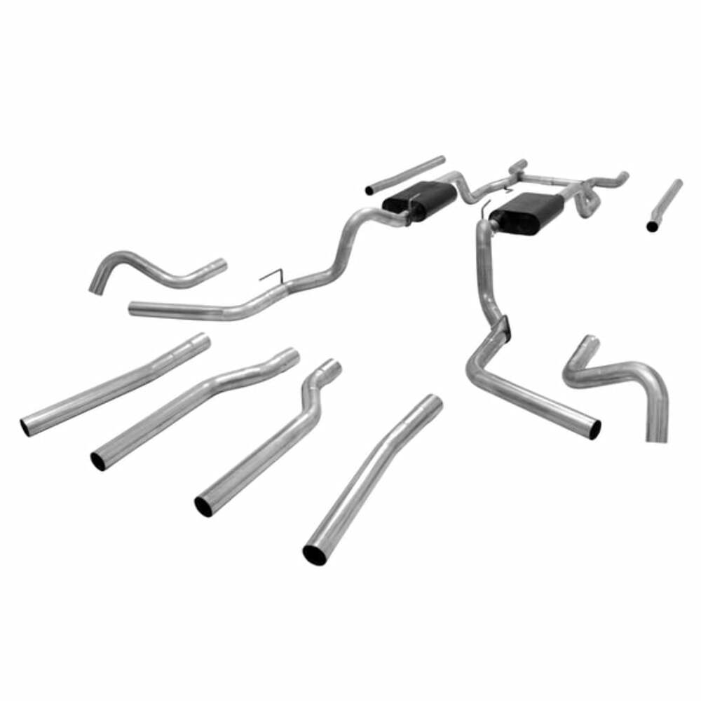 t 1967-1972 Chevrolet C10 Header-back Exhaust System Flowmaster American Thun Flowmaster
