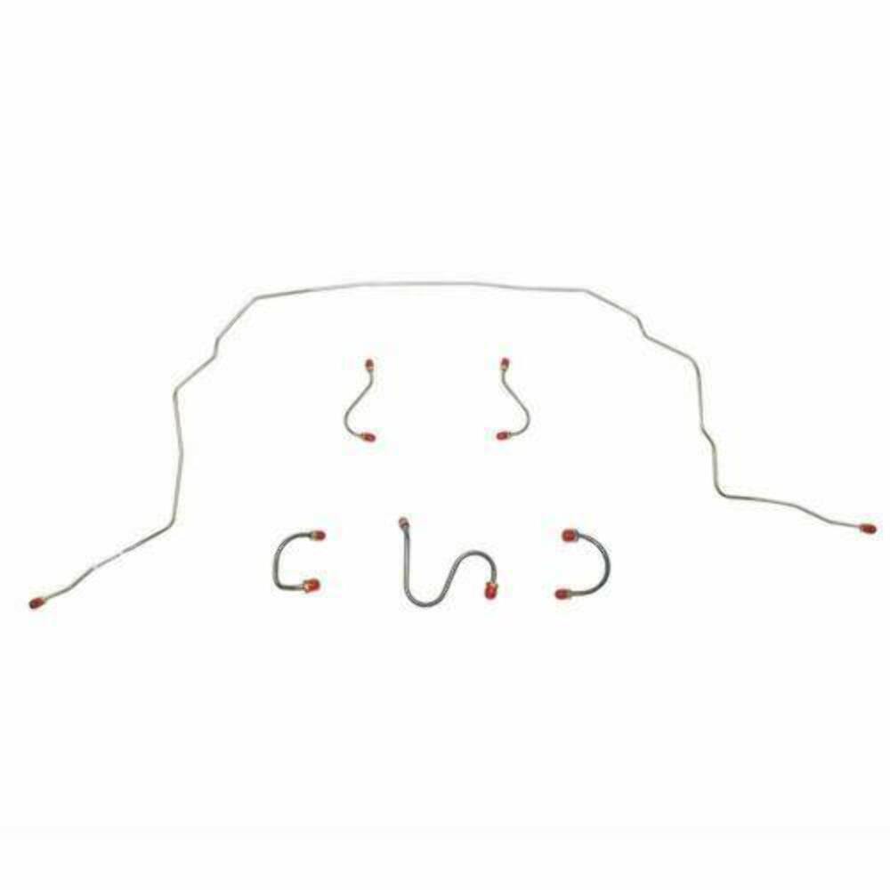 Front Brake Line Kit for 1967 Chevy Chevy II drum brakes stainless steel