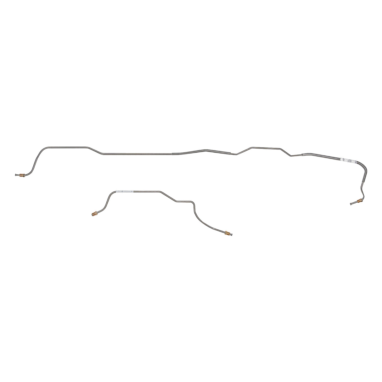 Brake Line for 1967 Ford Mustang Rear Axle Lines with 9 Inch Rear Axle 2 Piece stainless steel