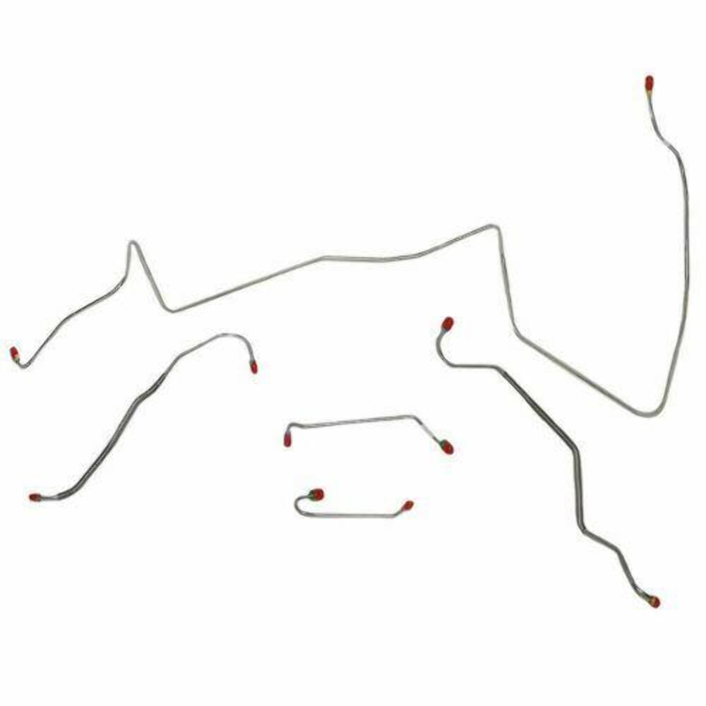 Front Brake Line Kit for 1967 Pontiac LeMans disc brakes drum brakes stainless steel