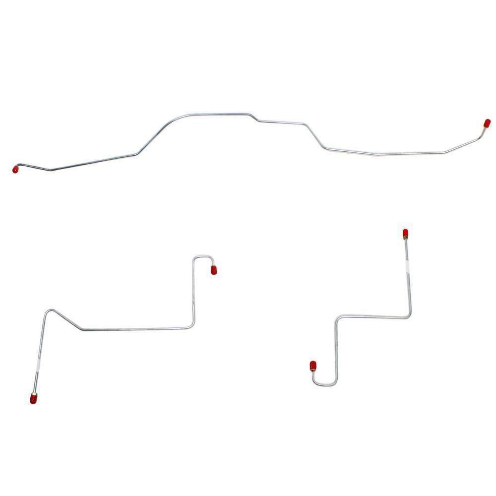 Front Brake Line Kit for 1968-1969 Ford Fairlane disc brakes stainless steel