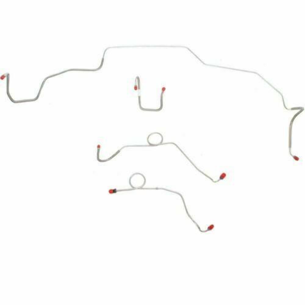 Front Brake Line Kit for 1968-1970 Dodge Coronet disc brakes stainless steel