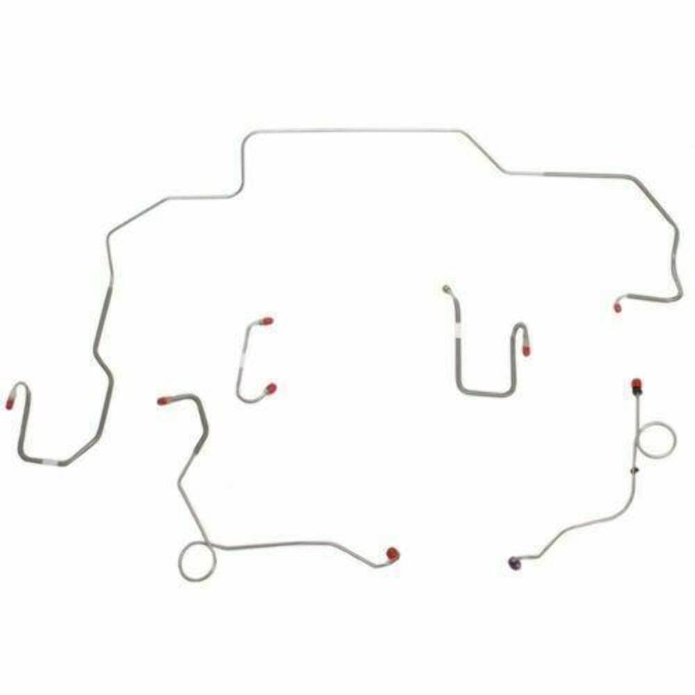 Front Brake Line Kit for 1968-1970 Dodge Coronet disc brakes stainless steel