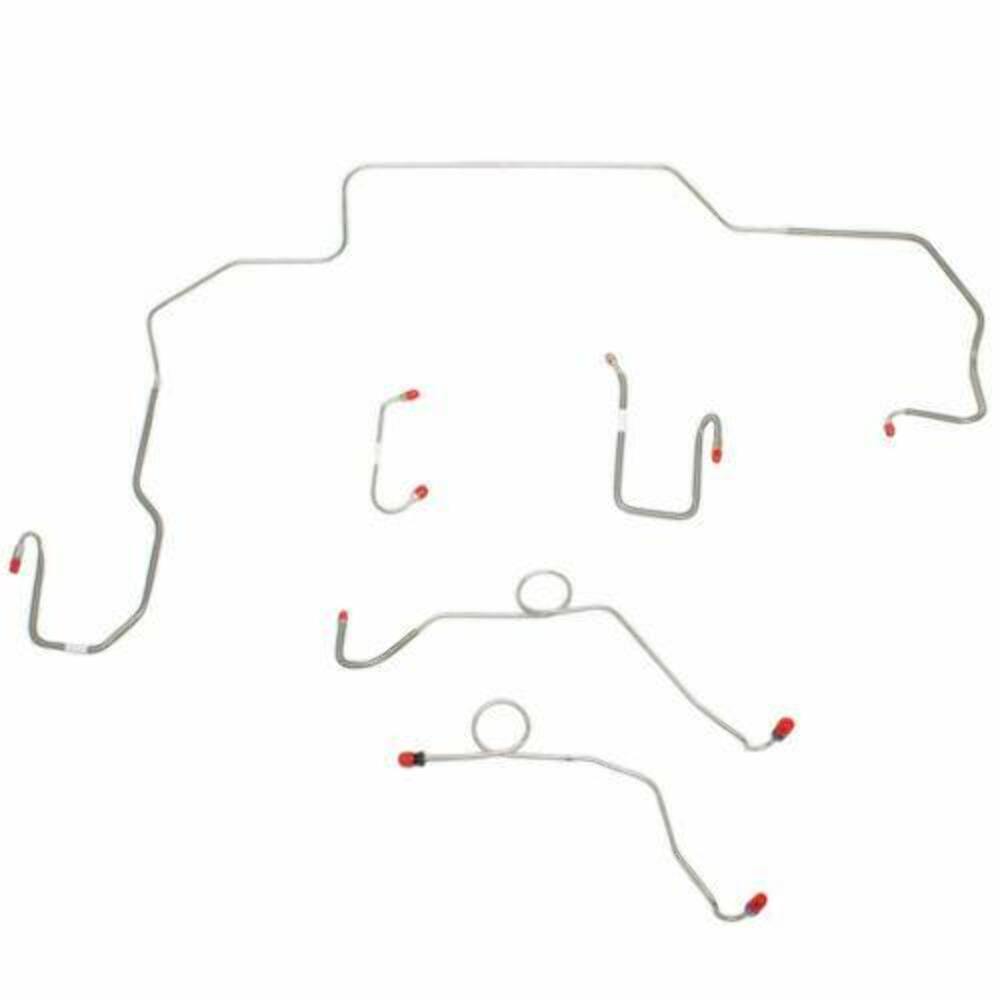 Front Brake Line Kit for 1968-1970 Dodge Coronet disc brakes stainless steel