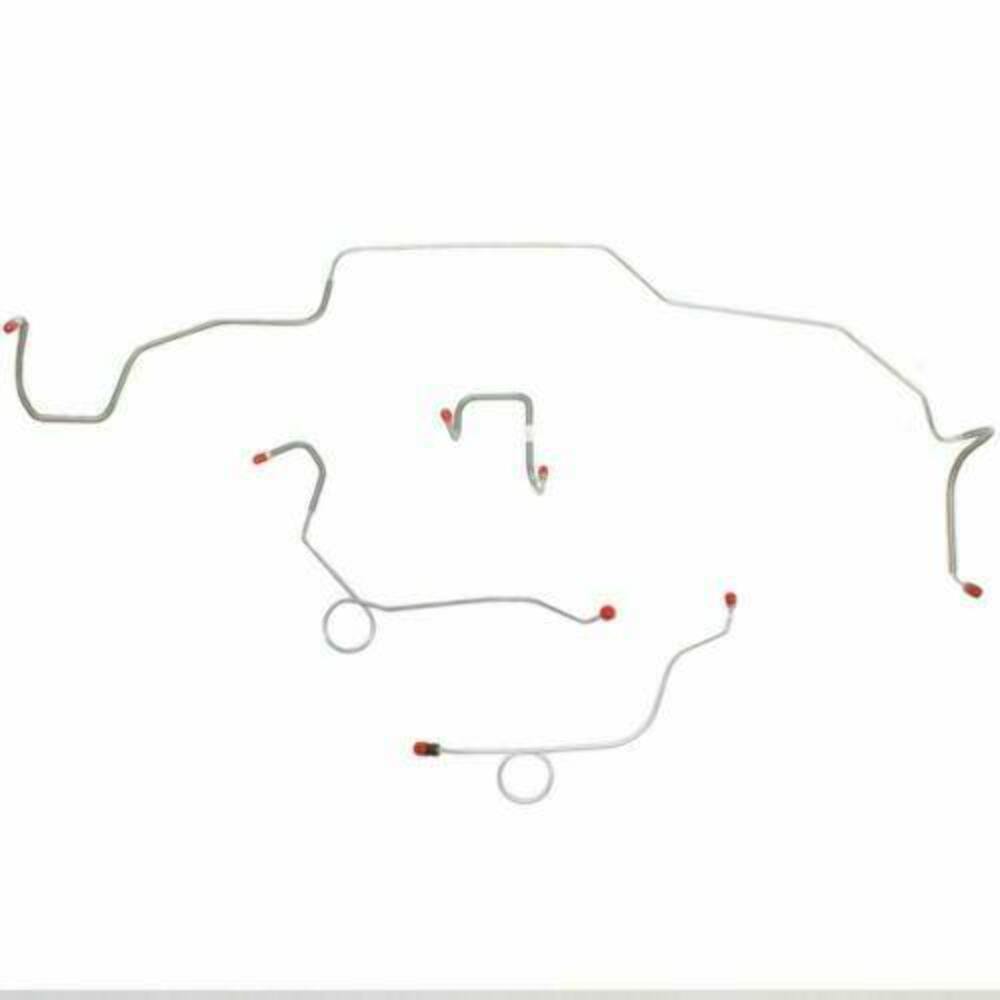 Front Brake Line Kit for 1968-1970 Dodge Coronet disc brakes stainless steel