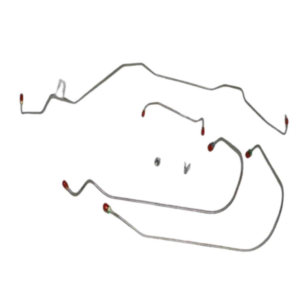 t 1968-70 Pontiac LeMans Front Brake Line Kit Power Disc Brakes - AKT6813SS Fine Lines