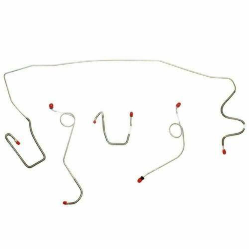 Front Brake Line Kit for 1968-1972 Dodge Dart drum brakes stainless steel
