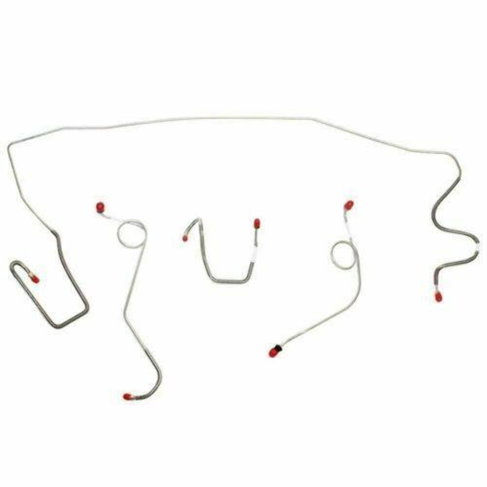 Front Brake Line Kit for 1968-1972 Dodge Dart drum brakes stainless steel