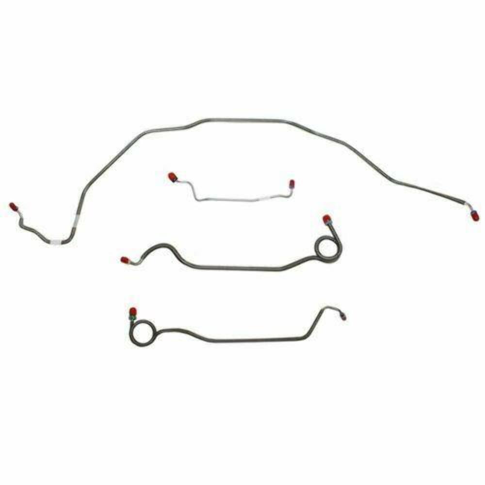 Front Brake Line Kit for 1969-1972 Chevy Chevelle drum brakes stainless steel