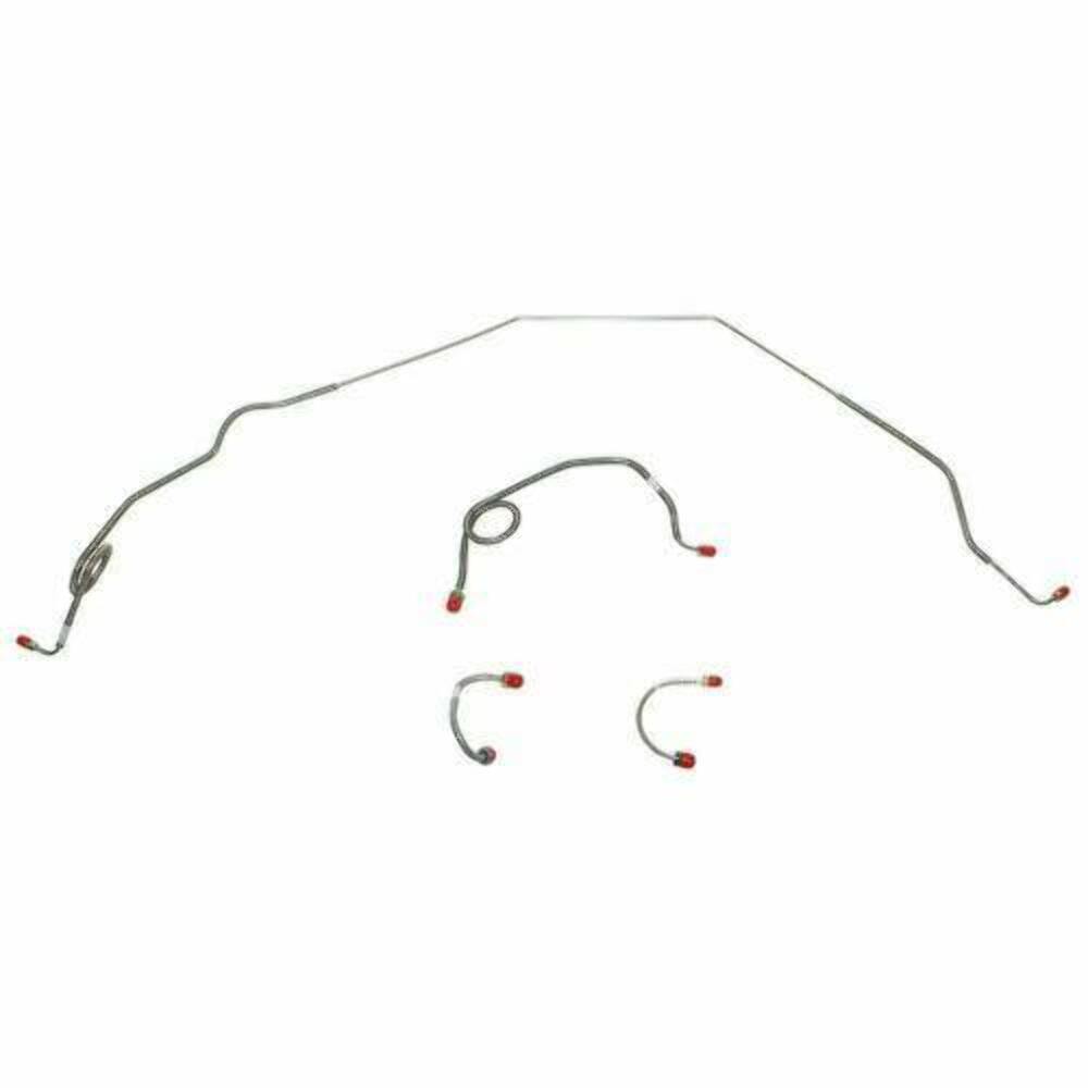 Front Brake Line Kit for 1969-1973 Chevy Nova drum brakes stainless steel
