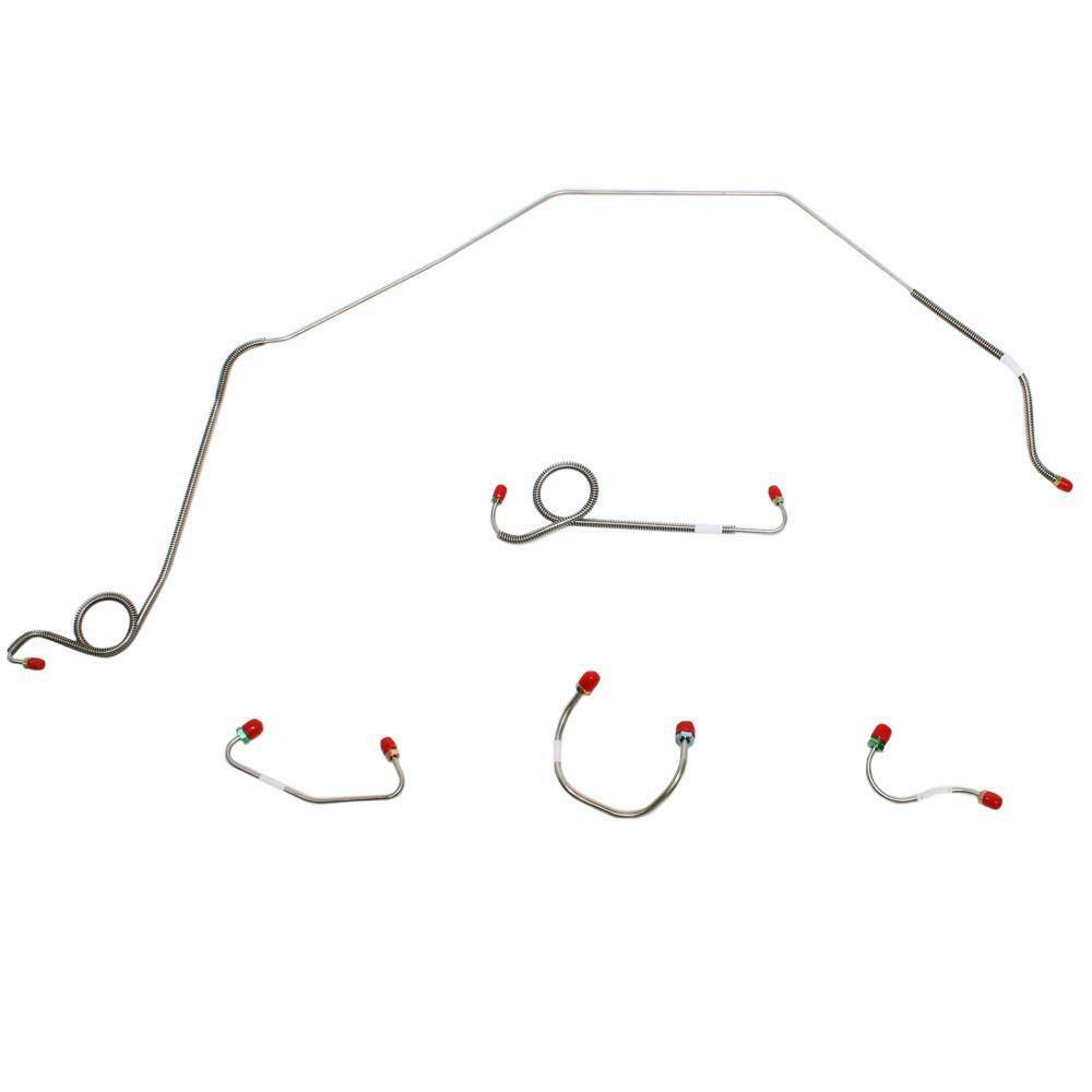Front Brake Line Kit for 1969 Chevy Camaro disc brakes stainless steel