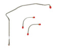 t 1969 Chevrolet Camaro Pump to Carburetor Fuel Line 3 Line Kit+Fuel BLK FPC6975SS Fine Lines