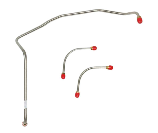 t 1969 Chevrolet Camaro Pump to Carburetor Fuel Line 3 Line Kit+Fuel BLK FPC6975SS Fine Lines