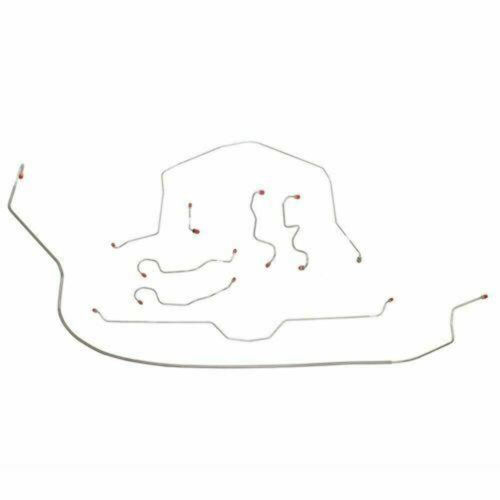 t 1969 Chevrolet Corvette Brake Line Kit - VCK6902OM Fine Lines