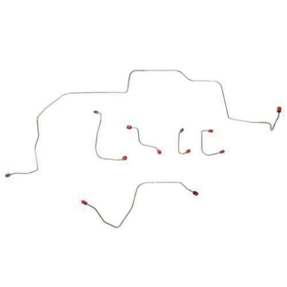 Front Brake Line Kit for 1969 Ford Mustang Boss 429 disc brakes stainless steel