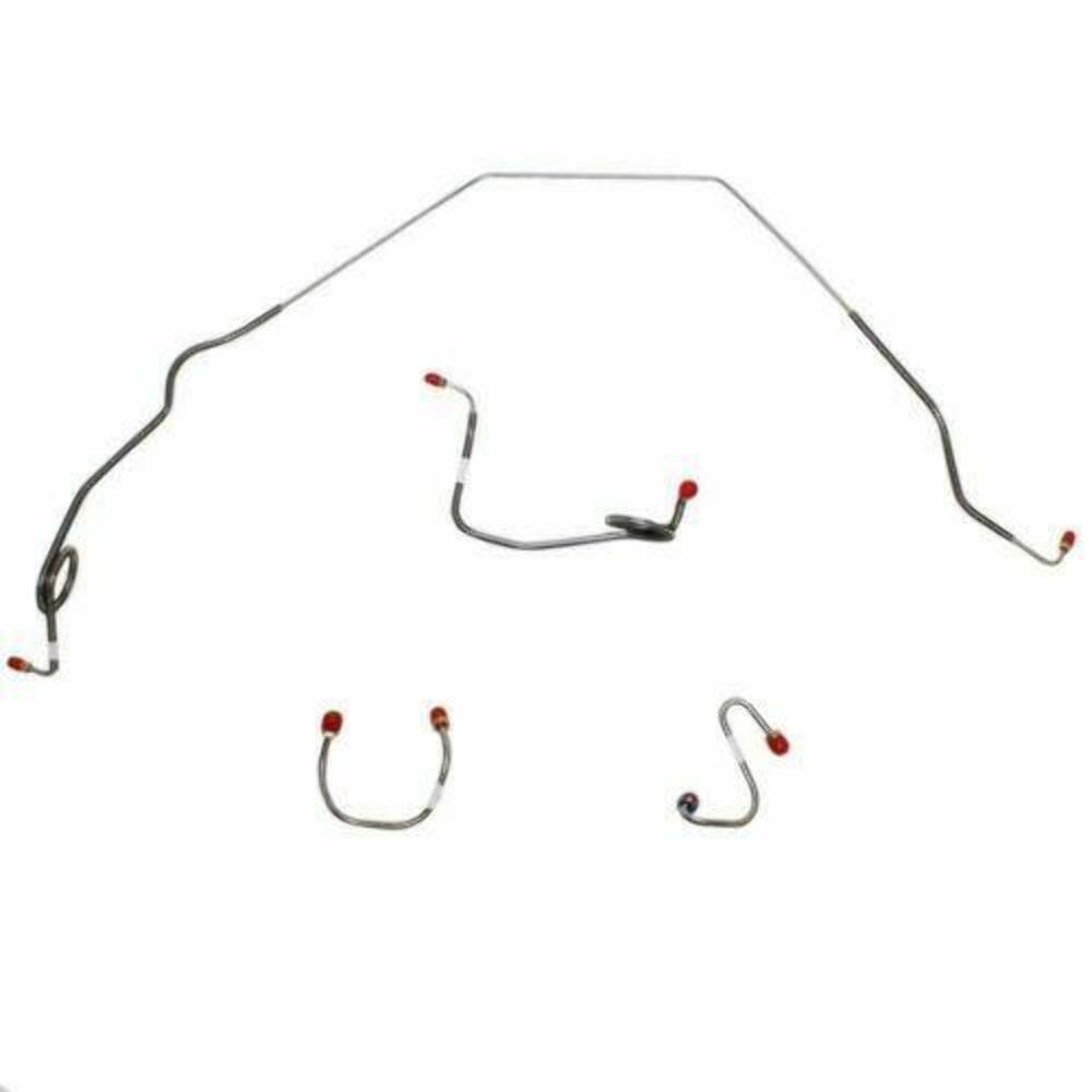 Front Brake Line Kit for 1969 Pontiac Firebird drum brakes stainless steel