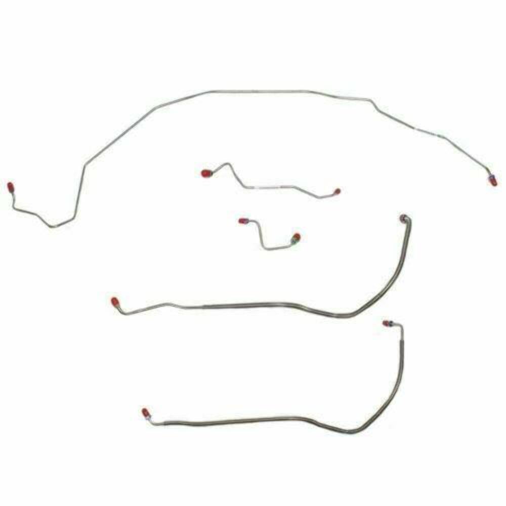 Front Brake Line Kit for 1970 Buick Skylark disc brakes stainless steel