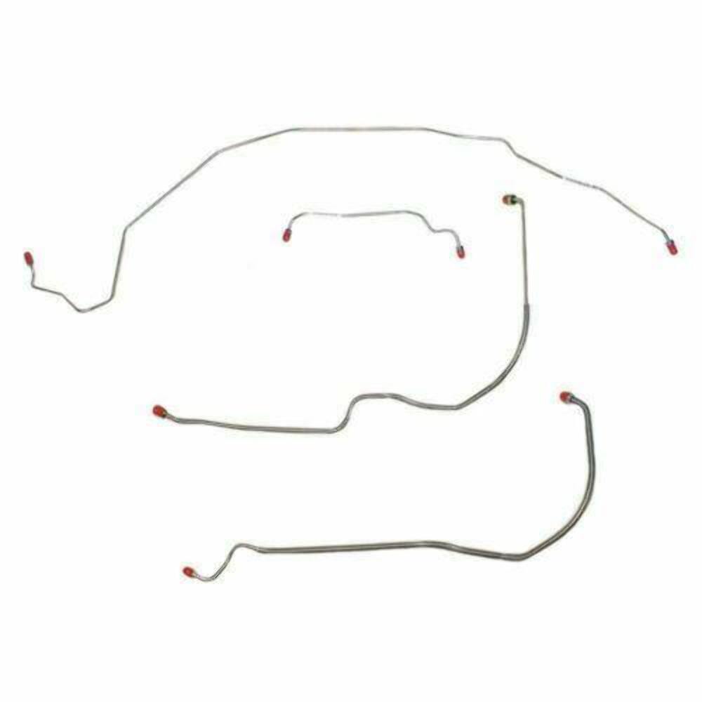 Front Brake Line Kit for 1971-1972 Buick Skylark stainless steel