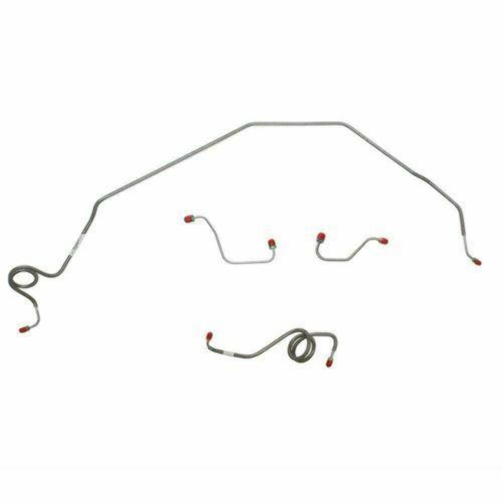 Front Brake Line Kit for 1971-1973 Chevy Nova disc brakes stainless steel