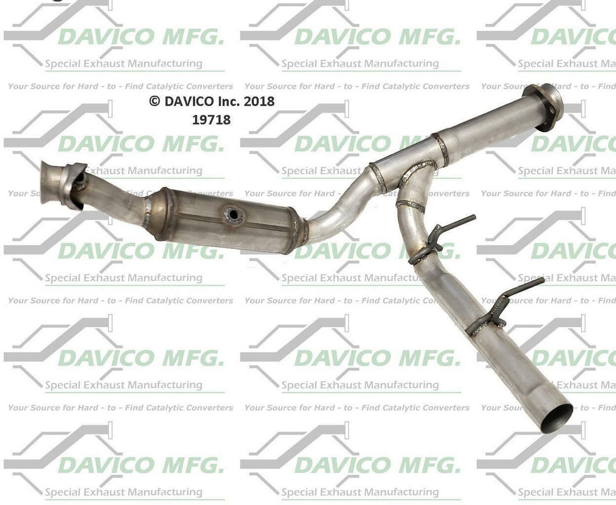 t 2015-2017 Ford Expedition Catalytic Converter 19718 Davico Mfg