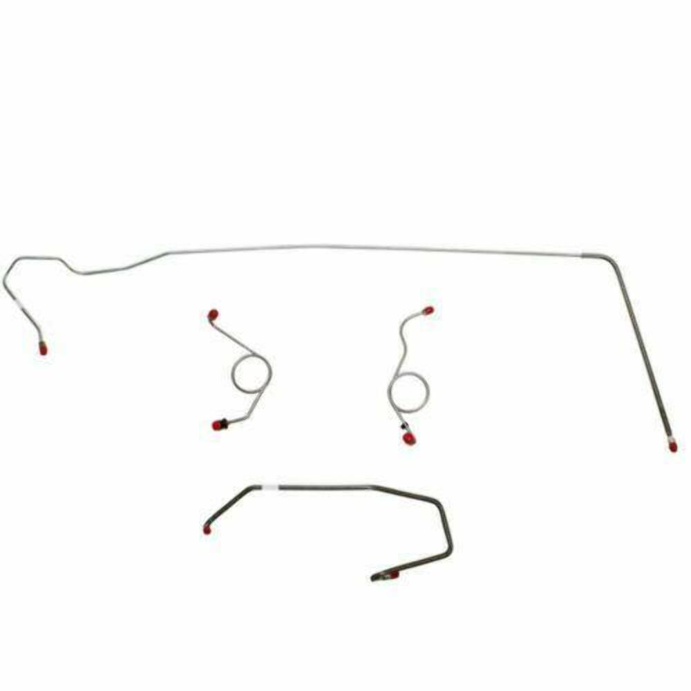 Front Brake Line Kit for 1972-1973 Dodge Challenger disc brakes stainless steel