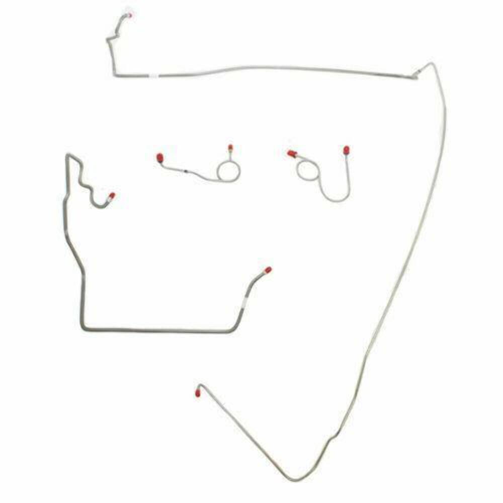 Front Brake Line Kit for 1973 Dodge Coronet disc brakes stainless steel
