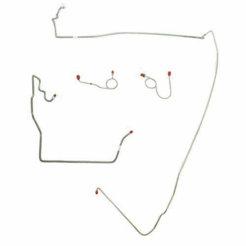 Front Brake Line Kit for 1973 Dodge Coronet disc brakes stainless steel