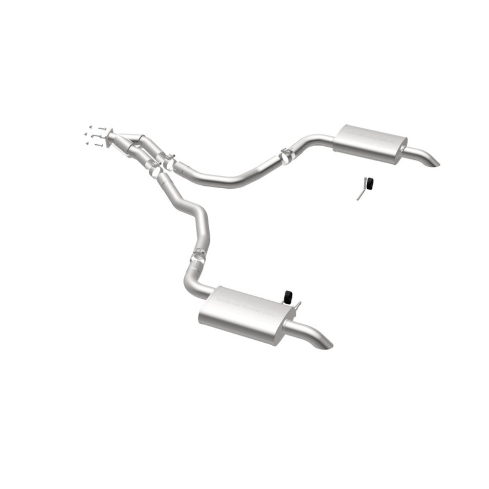 MagnaFlow cat-back exhaust system for 1975-1979 Chevy Corvette stainless steel polished 16710