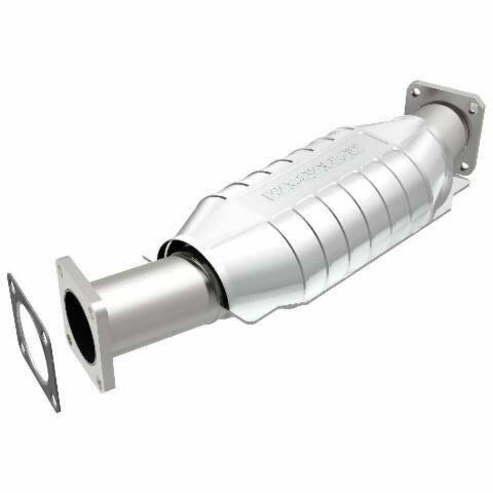 MagnaFlow direct-fit catalytic converter for 1975-1980 Chevy 2.5 inch inlet/outlet stainless steel Federal EPA compliant OBDII 23425