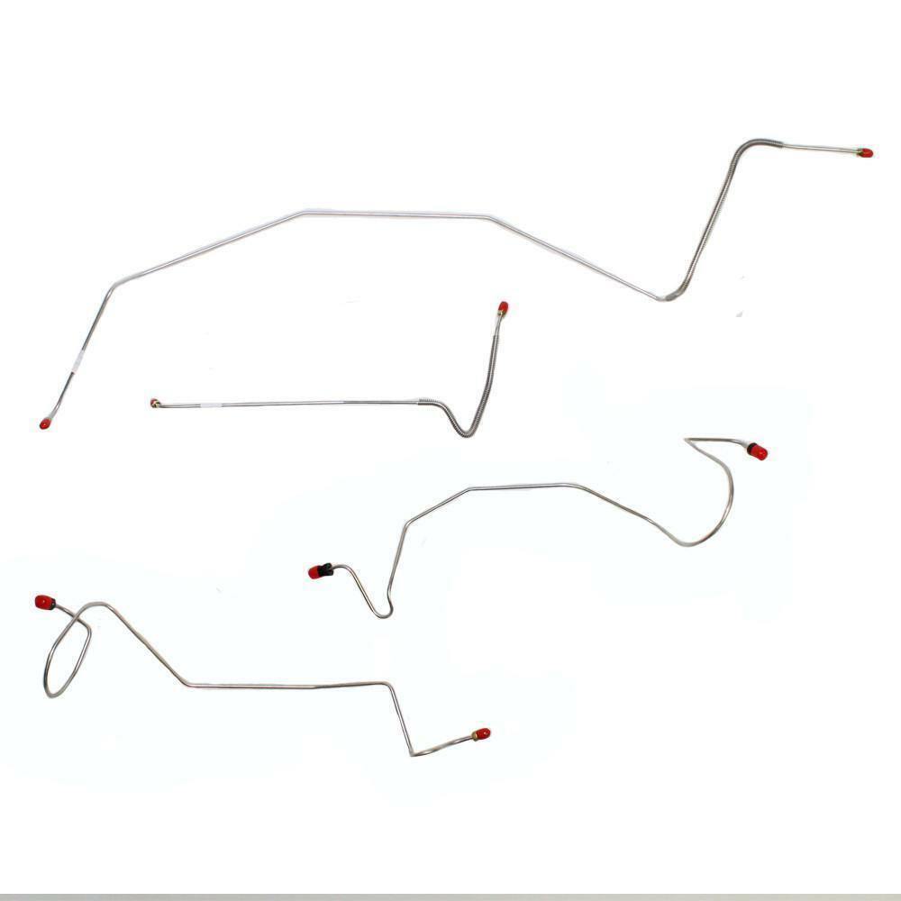 Front Brake Line Kit for 1978 Dodge W150 4WD stainless steel