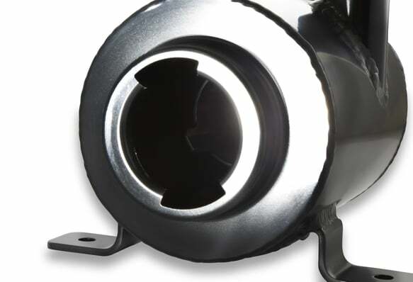 Holley performance fuel system component for 1970-1974 Dodge Challenger black