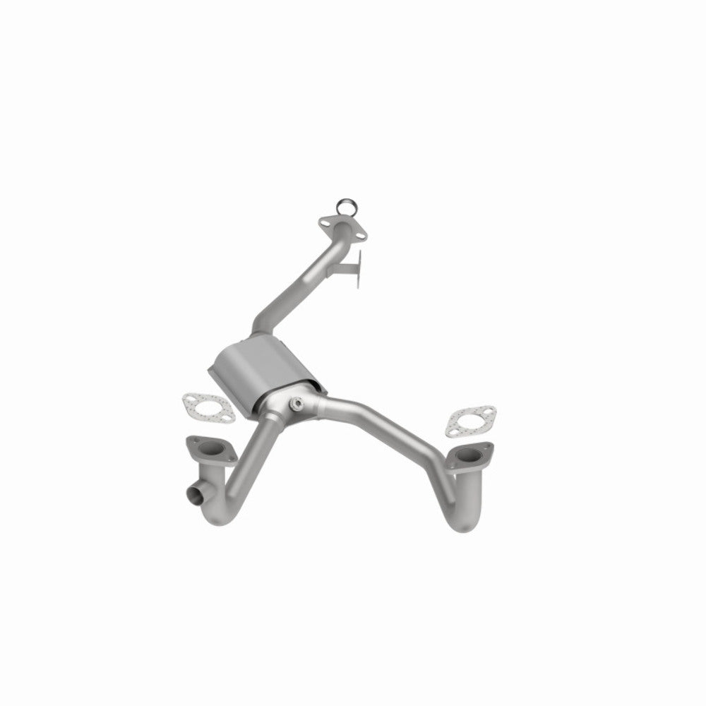 MagnaFlow direct-fit catalytic converter for 1980-1987 Subaru 1.75 inch inlet/outlet stainless steel CARB compliant 23868
