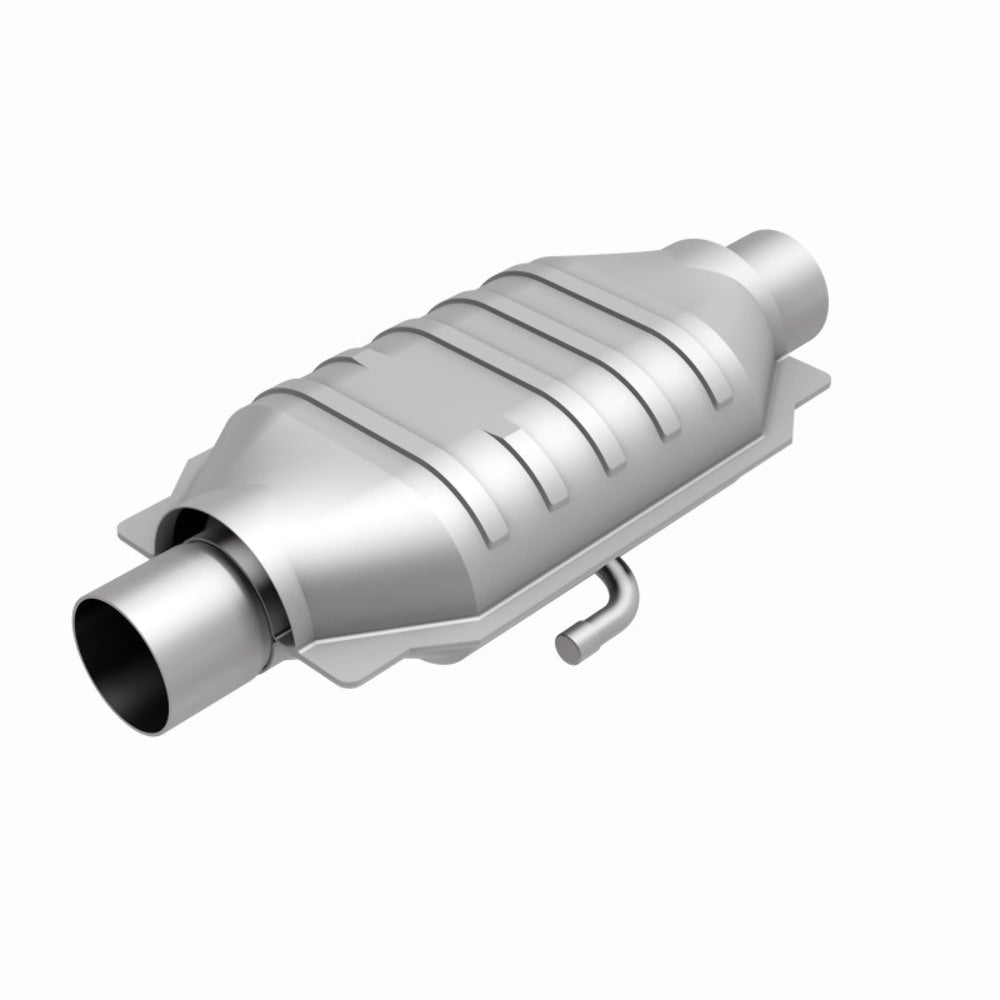 MagnaFlow universal catalytic converter 2.25 inch inlet/outlet stainless steel Federal EPA compliant OBDII 93515