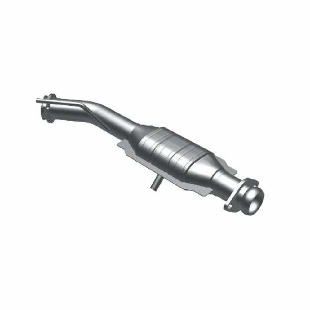 MagnaFlow direct-fit catalytic converter for 1983-1985 Ford Mustang 2.5 inch inlet/outlet stainless steel CARB compliant 23361