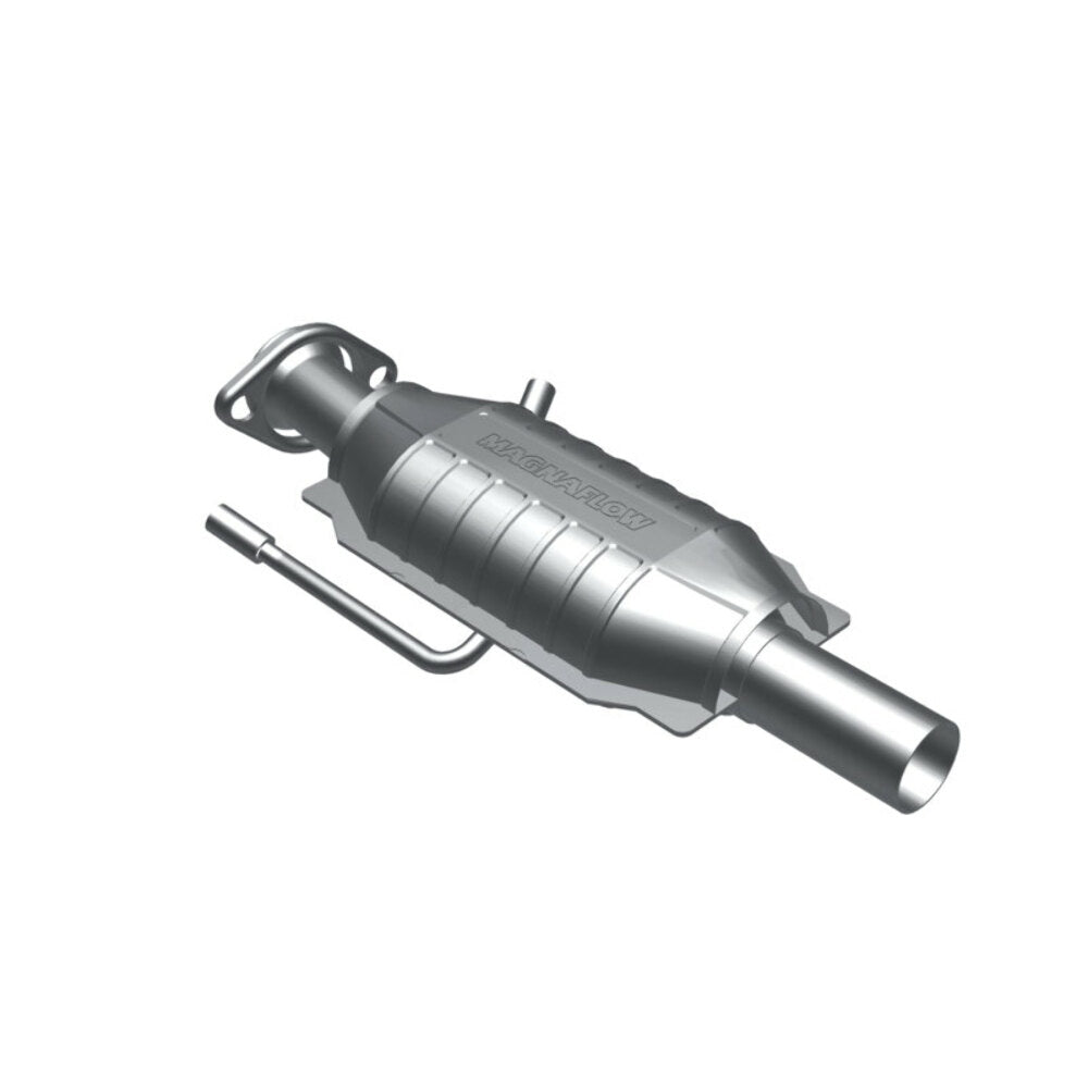 MagnaFlow direct-fit catalytic converter for 1983-1987 Ford stainless steel Federal EPA compliant OBDII 23349