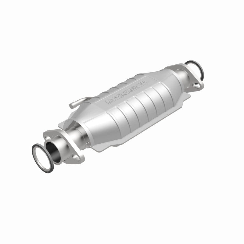 MagnaFlow direct-fit catalytic converter fits 1985-1988 Chevrolet Nova 1.6L and 1983-1988 Toyota Corolla 1.6L stainless steel CARB compliant