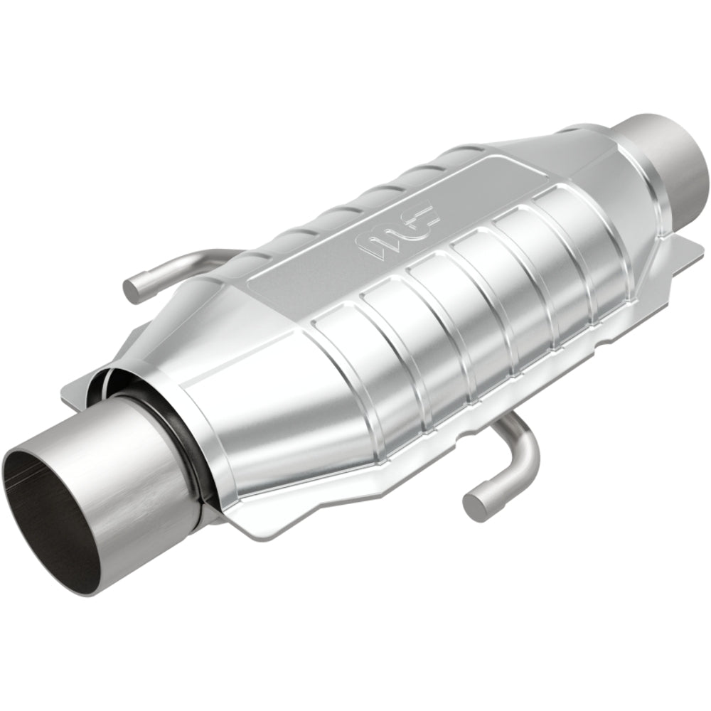 MagnaFlow universal catalytic converter 2.5 inch inlet/outlet stainless steel Federal EPA compliant OBDII 94026