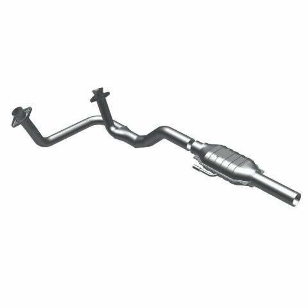MagnaFlow direct-fit catalytic converter for 1984-1987 Ford stainless steel Federal EPA compliant OBDII 93316