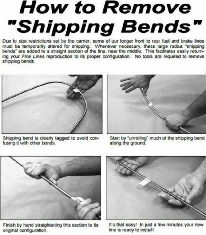 Brake Line Kit for 1984-1985 Chevy Camaro Intermediate Brake steel
